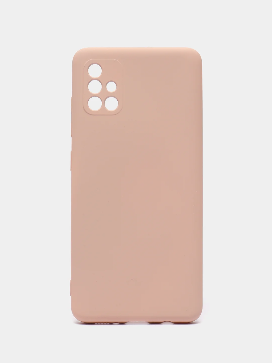 Бежевый чехол Samsung Galaxy A51, Самсунг Галакси А51 силиконовый Silicone Cover