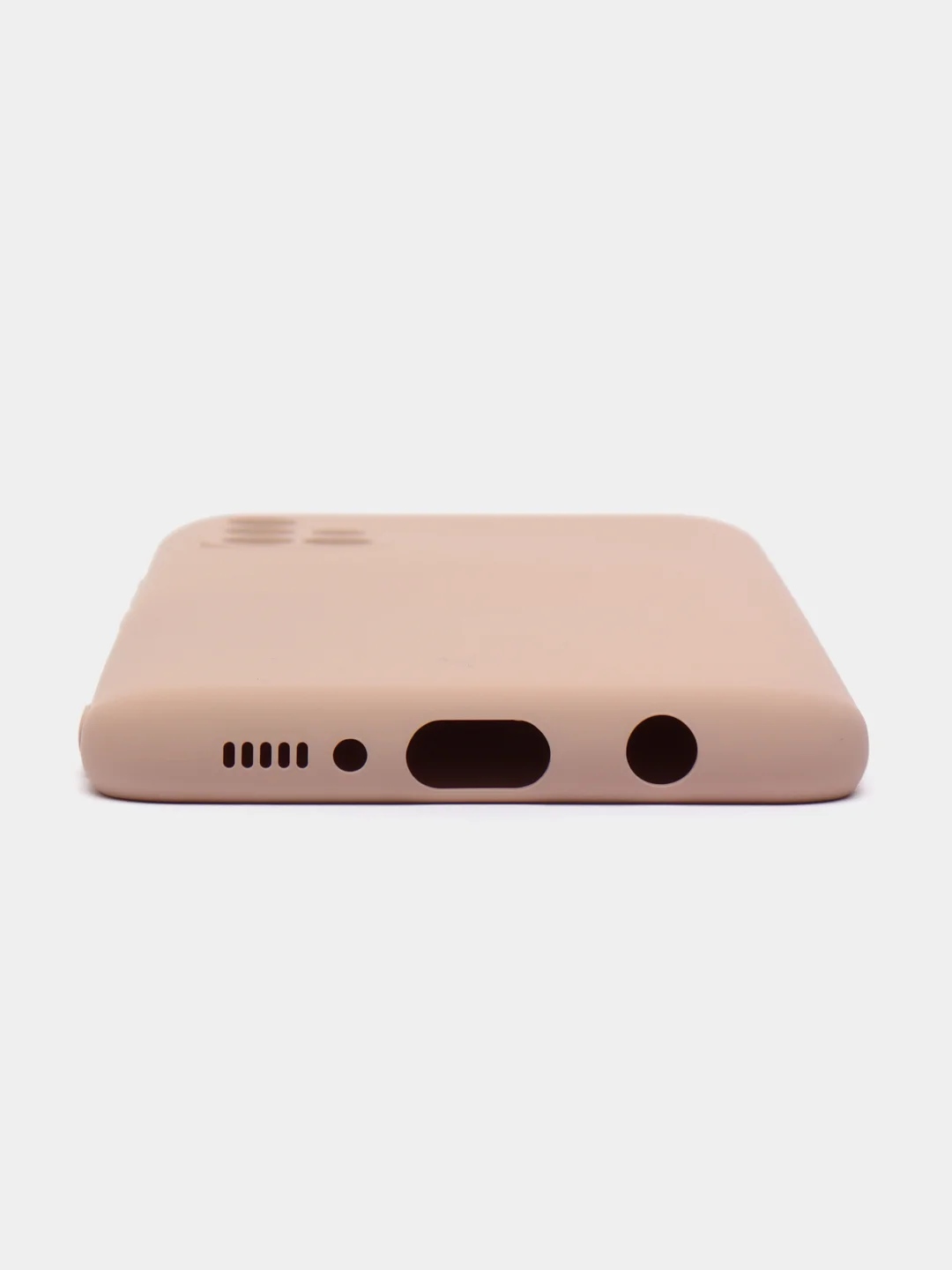 Бежевый чехол Samsung Galaxy A51, Самсунг Галакси А51 силиконовый Silicone Cover