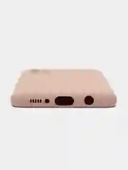 Бежевый чехол Samsung Galaxy A51, Самсунг Галакси А51 силиконовый Silicone Cover