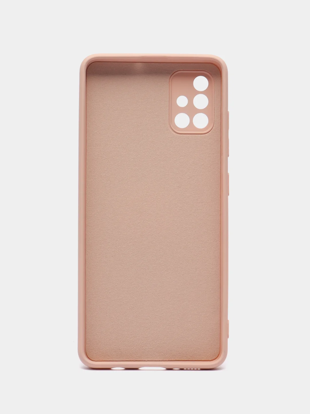 Бежевый чехол Samsung Galaxy A51, Самсунг Галакси А51 силиконовый Silicone Cover