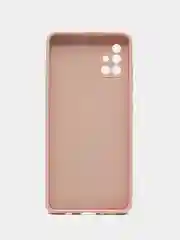 Бежевый чехол Samsung Galaxy A51, Самсунг Галакси А51 силиконовый Silicone Cover