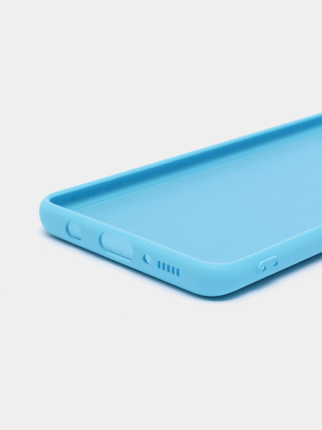 Голубой чехол Samsung Galaxy A51, Самсунг Галакси А51 силиконовый Silicone Cover