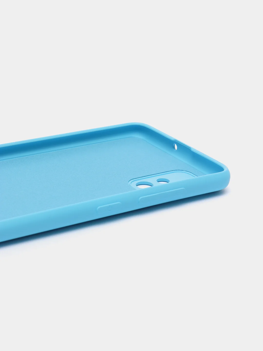 Голубой чехол Samsung Galaxy A51, Самсунг Галакси А51 силиконовый Silicone Cover