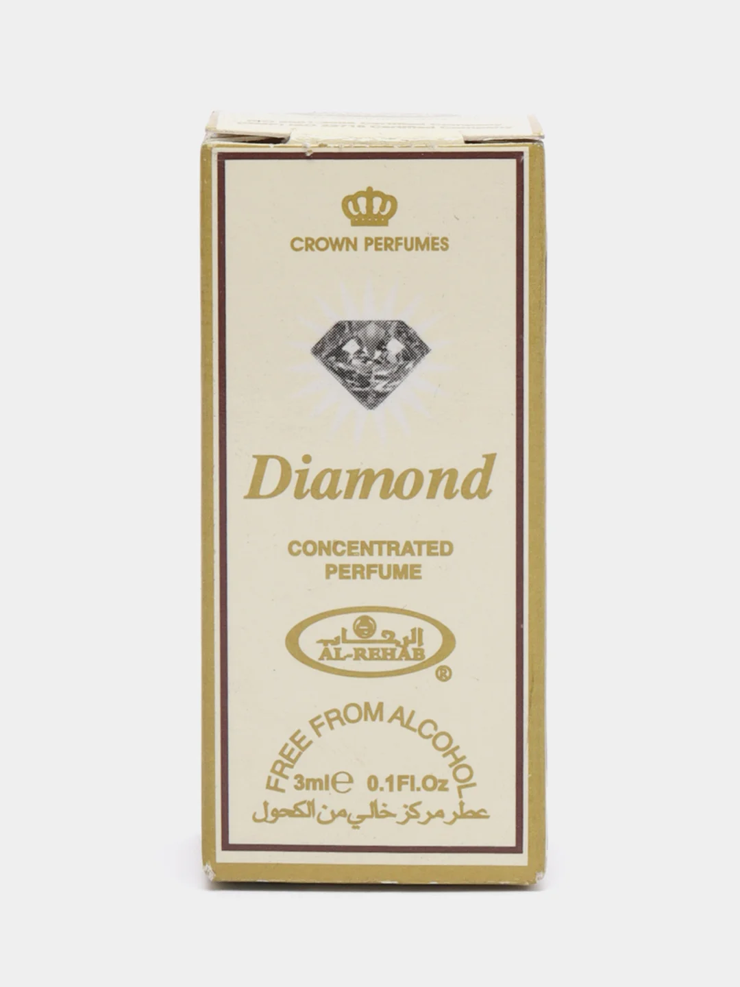 Масляные духи Al Rehab Diamond (Даймонд), роликовый флакон, 6 мл, без спирта