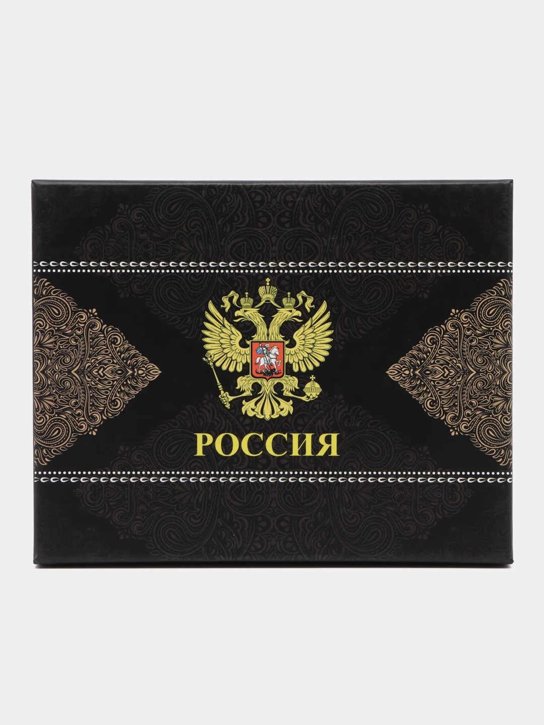 Серый меланж подарочный набор, мужской: фляга с рюмками