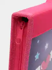 Папка для труда на молнии BRAUBERG А4 с ручкой, 1  отд., картон, органайзер, Smiling bear