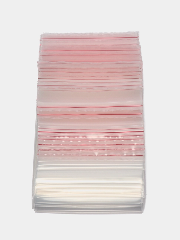 Пакеты ZIP LOCK "зиплок", комплект 100шт, 10х15см, ПВД, 100мкм., BRAUBERG EXTRA