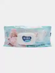 Салфетки влажные для детей AURA 100 штук