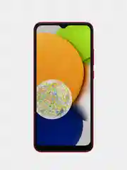Красный смартфон Samsung Galaxy A03, 3/32 Gb
