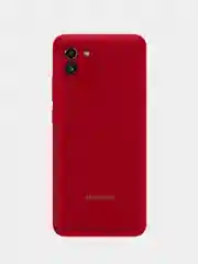 Красный смартфон Samsung Galaxy A03, 3/32 Gb