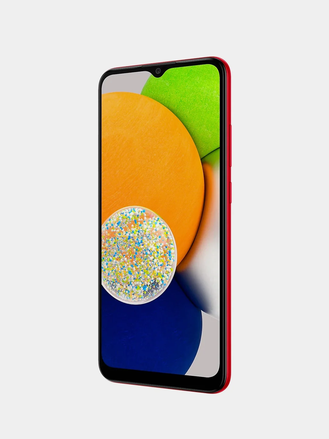 Красный смартфон Samsung Galaxy A03, 3/32 Gb