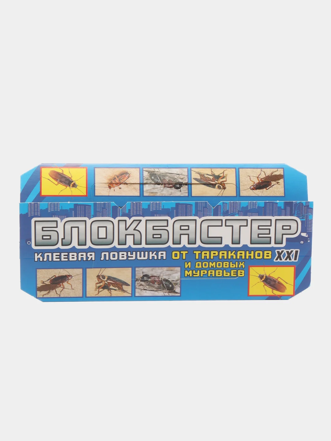 Клеевая ловушка 1, 3, 5, 10 шт от тараканов и муравьев "Блокбастер"