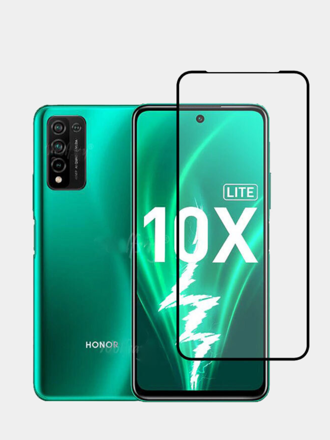 Honor 10X Lite / Huawei P Smart 2021, Хонор 10Х Лайт / Хуавей П Смарт,  Защитное стекло 9D купить по цене 89.1 ₽ в интернет-магазине Магнит Маркет