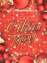 Алый пакеты подарочные новогодние 36*45 см. Набор 2 штуки