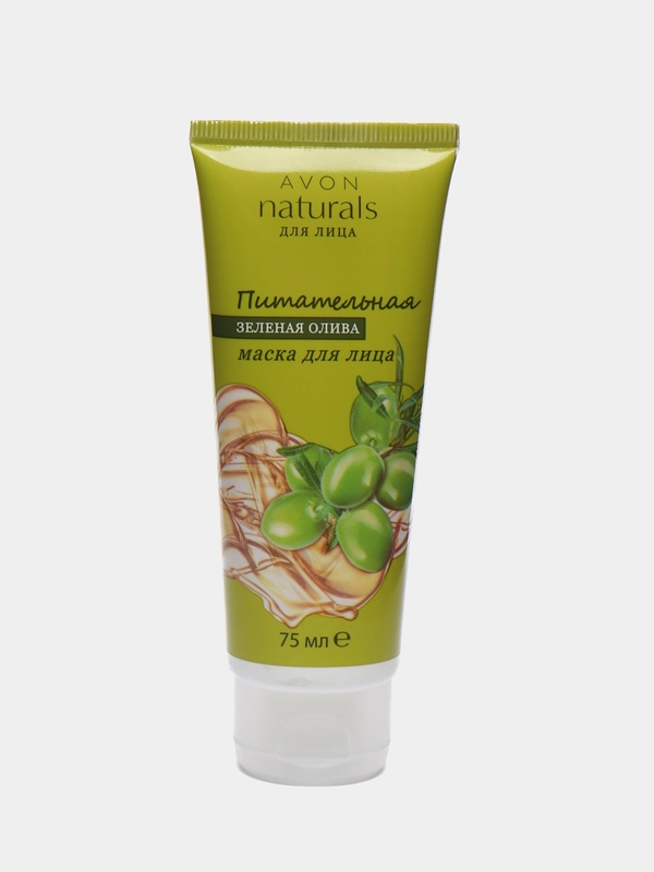 Питательная маска для лица AVON Naturals "Зеленая олива", 75 мл