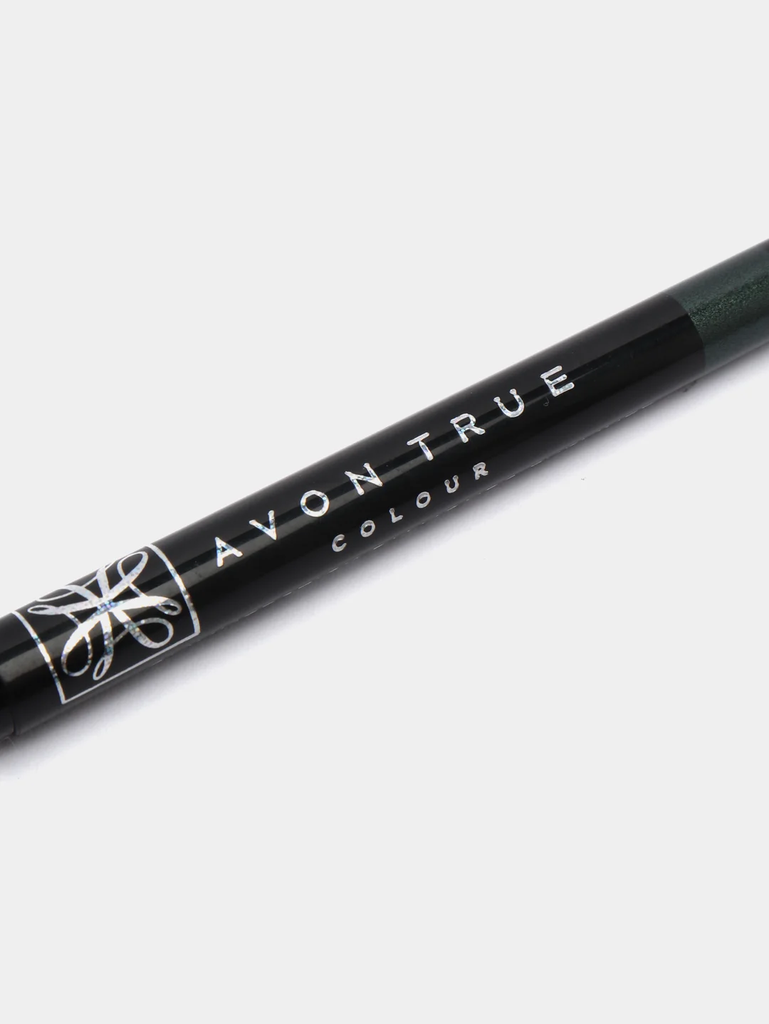 Зеленый карандаш для глаз выкручивающийся Avon "Диамант", с мерцающим эффектом, 12 цветов