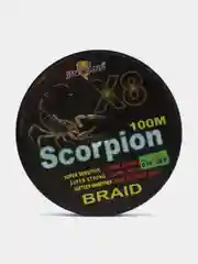 Шнур плетеный SCORPION Х-8, 100 метров
