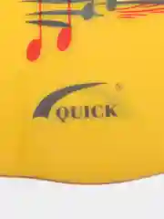 Желтый шапочка для плавания Quick, для длинных волос