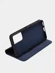 Темно-синий чехол книжка Xiaomi Redmi Mi 12 Lite / Realme 9 Pro / Realme C35, GridCase