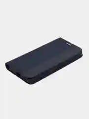 Темно-синий чехол книжка Xiaomi Redmi Mi 12 Lite / Realme 9 Pro / Realme C35, GridCase