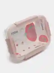 Розовый контейнер герметичный для еды "Butterfly"