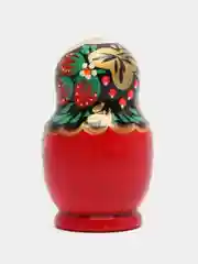 Матрешка деревянная, ручная роспись, 5 в 1