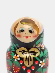 Матрешка деревянная, ручная роспись, 5 в 1