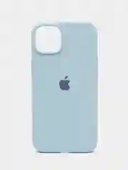 Голубой чехол iPhone, Айфон 11, 13, 14, 15, Про Макс, Pro Max, силиконовый Silicone Case