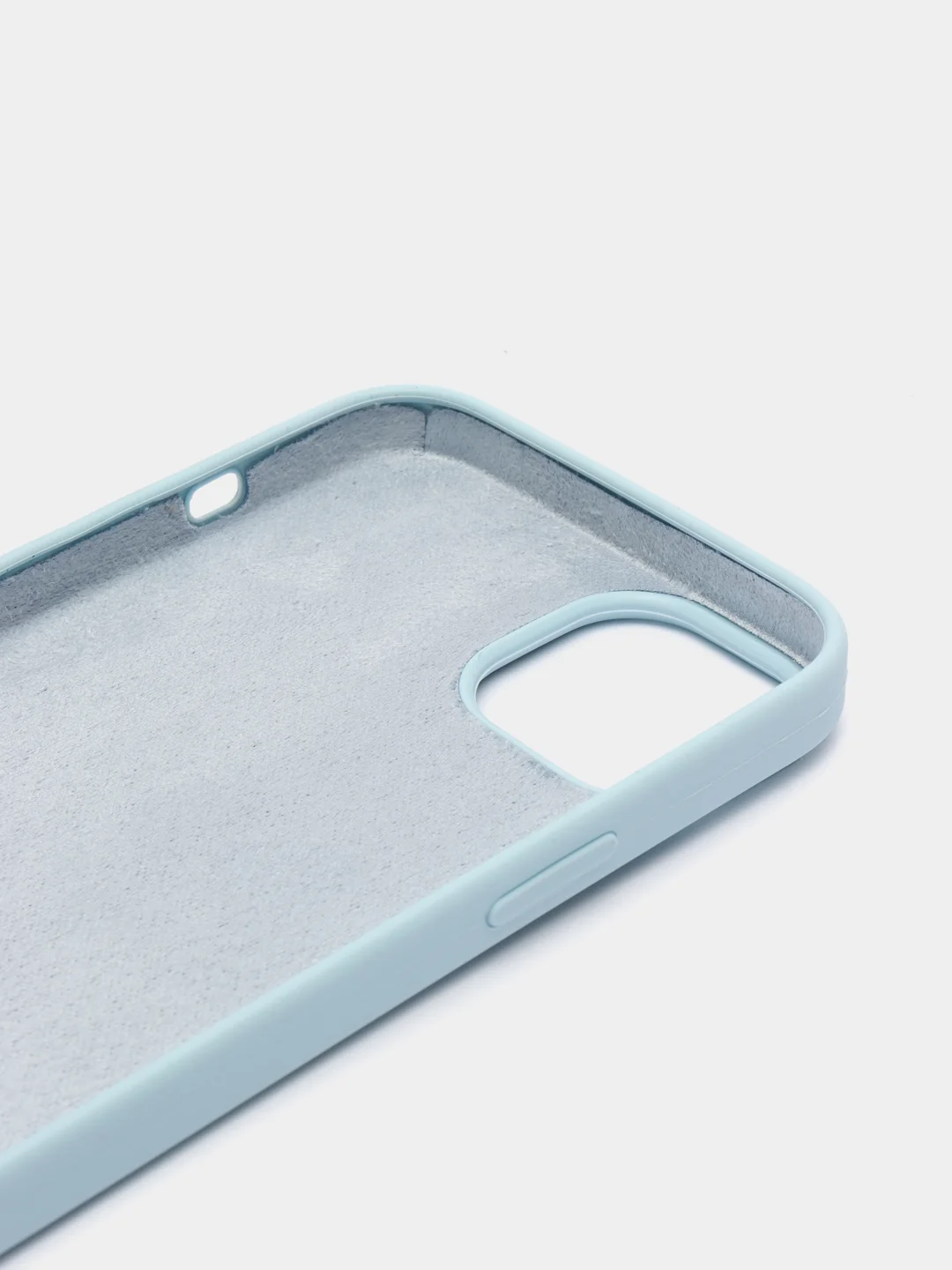 Голубой чехол iPhone, Айфон 11, 13, 14, 15, Про Макс, Pro Max, силиконовый Silicone Case