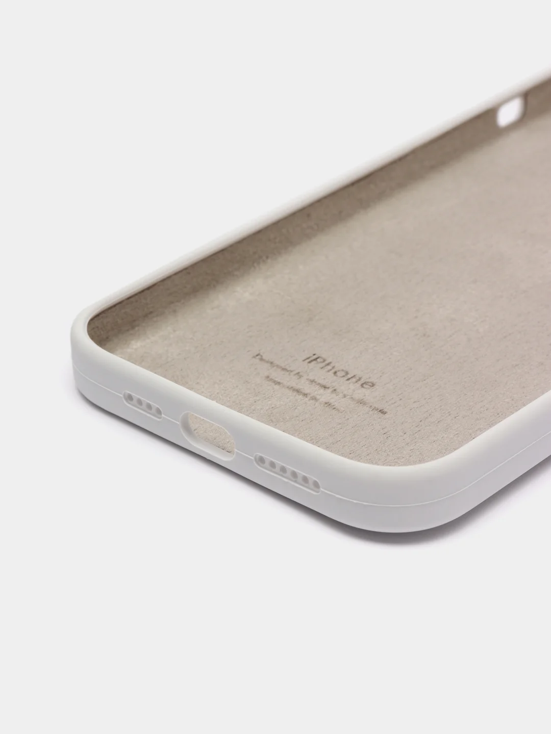 Белый чехол iPhone, Айфон 11, 13, 14, 15, Про Макс, Pro Max, силиконовый Silicone Case