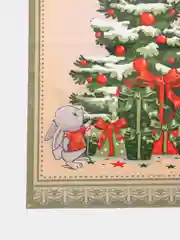 Светло-жёлтый пакет полиэтиленовый, новогодний, 2 размера