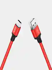 Красный кабель зарядный HOCO X14 для iPhone / Abdroid, Type-C / Micro-USB / Lightning