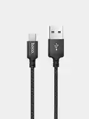 Красный кабель зарядный HOCO X14 для iPhone / Abdroid, Type-C / Micro-USB / Lightning