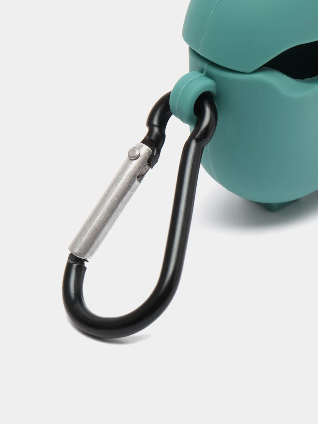 Коралловый чехол для беспроводных наушников AirPods Pro, с карабином, силиконовый
