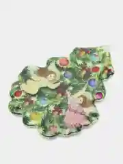 Зеленый магнит новогодний, мягкий