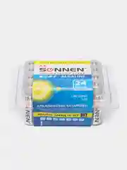 Батарейки КОМПЛЕКТ 24 шт, SONNEN Alkaline, АА(LR6,15А), алкалиновые, пальчиковые, короб