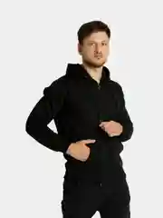 Черный толстовка мужская, с начесом