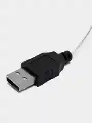 Светло-жёлтый светодиодная гирлянда, USB, 3 метра