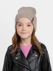 Карамельный шапка однотонная