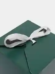 Тёмно-зелёный коробка подарочная для подарка "Квадратная однотонная", складная, 3 размера