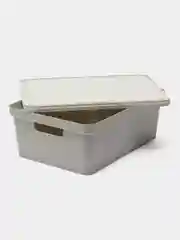 Серый металлик коробка для хранения "Фортуна"