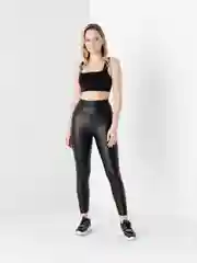 Кожаные женские лосины на флисе, матовые, утепленные легинсы