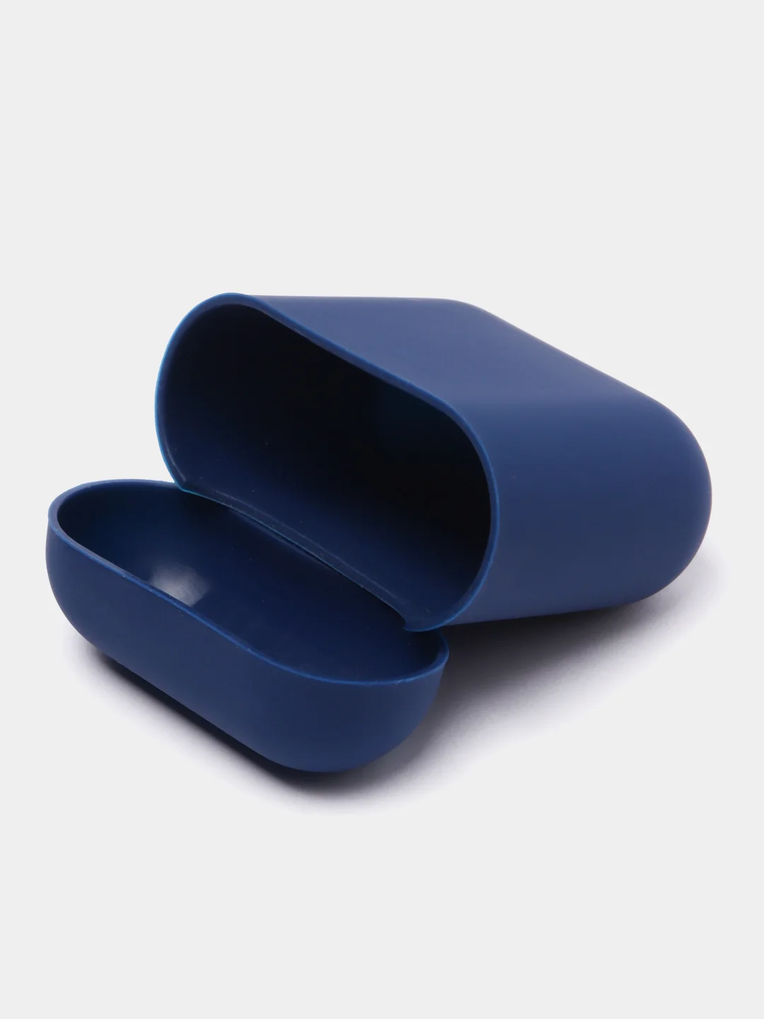 Темно-синий чехол для Apple AirPods 1 / AirPods 2 черный силиконовый