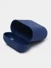 Темно-синий чехол для Apple AirPods 1 / AirPods 2 черный силиконовый