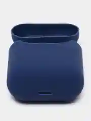 Темно-синий чехол для Apple AirPods 1 / AirPods 2 черный силиконовый