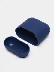 Темно-синий чехол для Apple AirPods 1 / AirPods 2 черный силиконовый