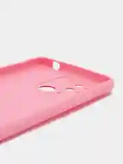Розовый чехол силиконовый на Xiaomi Redmi 10C, матовый, с защитой камеры