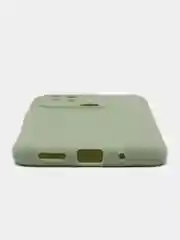 Оливковый чехол силиконовый на Xiaomi Redmi 10C, матовый, с защитой камеры
