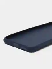 Синий чехол силиконовый на Xiaomi Redmi 10C, матовый, с защитой камеры