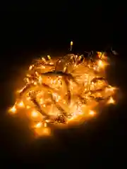 Желтый гирлянда-штора светодиодная